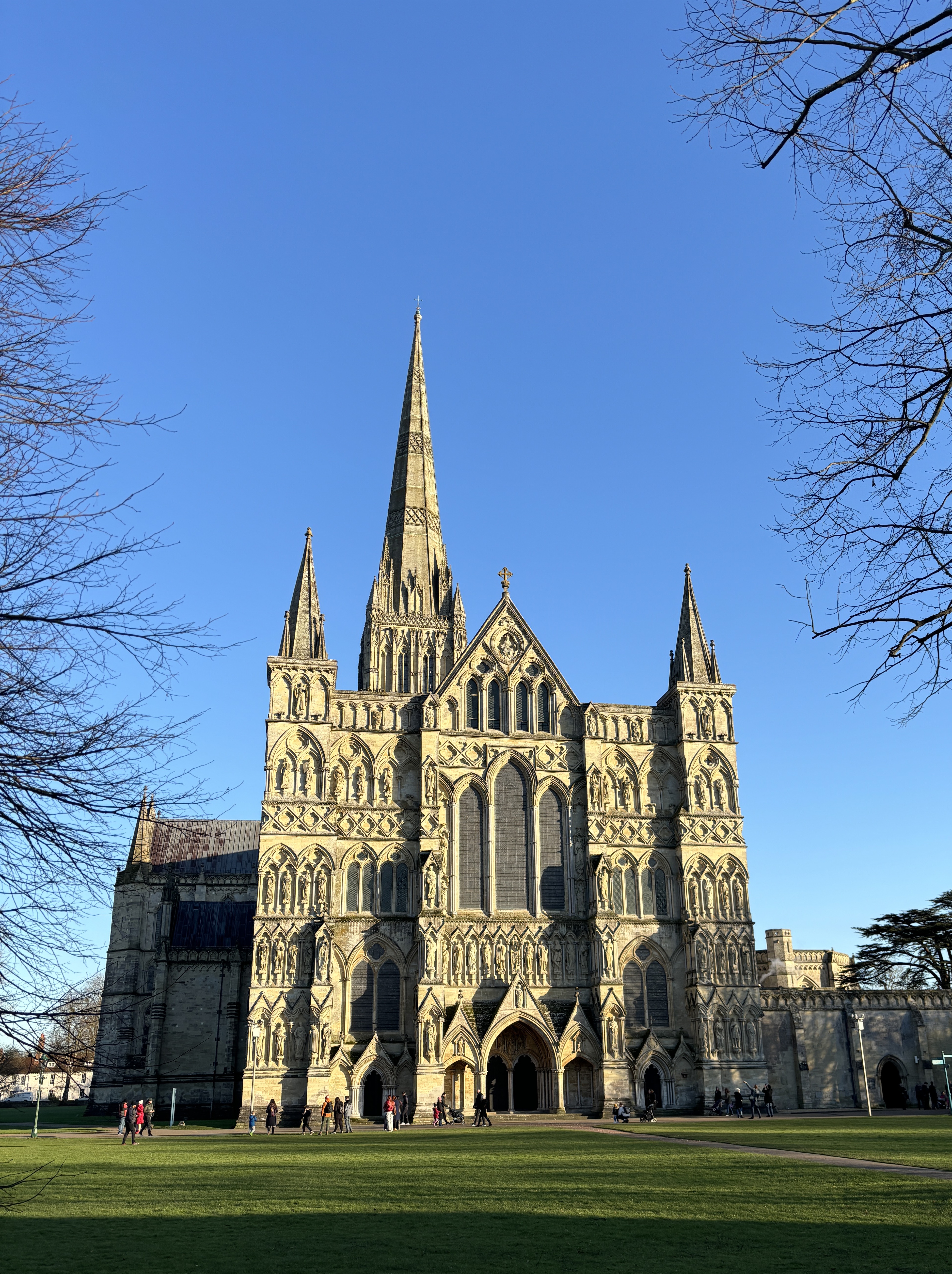 West face of Salisbury Cathedral