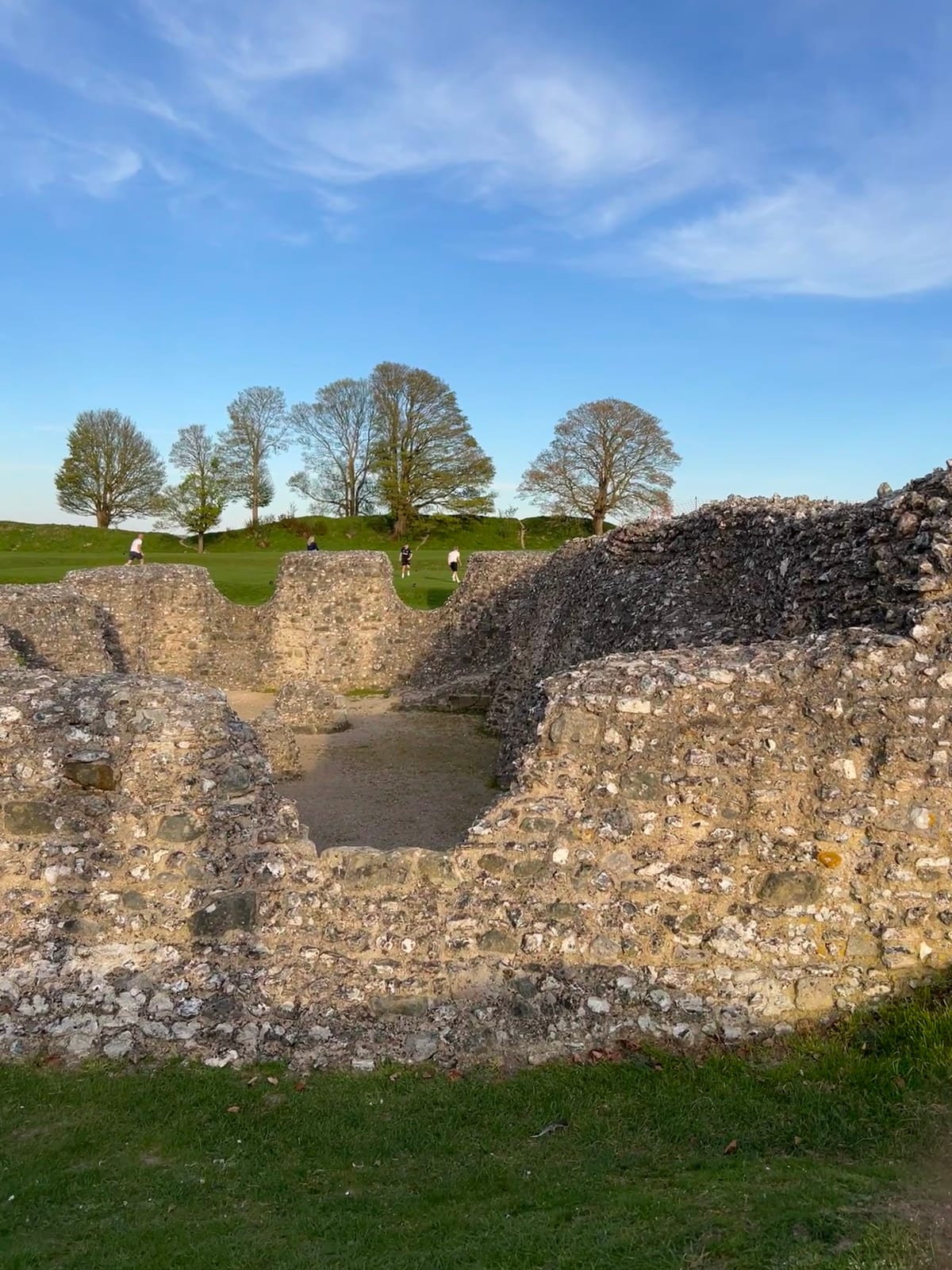 Ruins of the medieval cathedral at Old Sarum