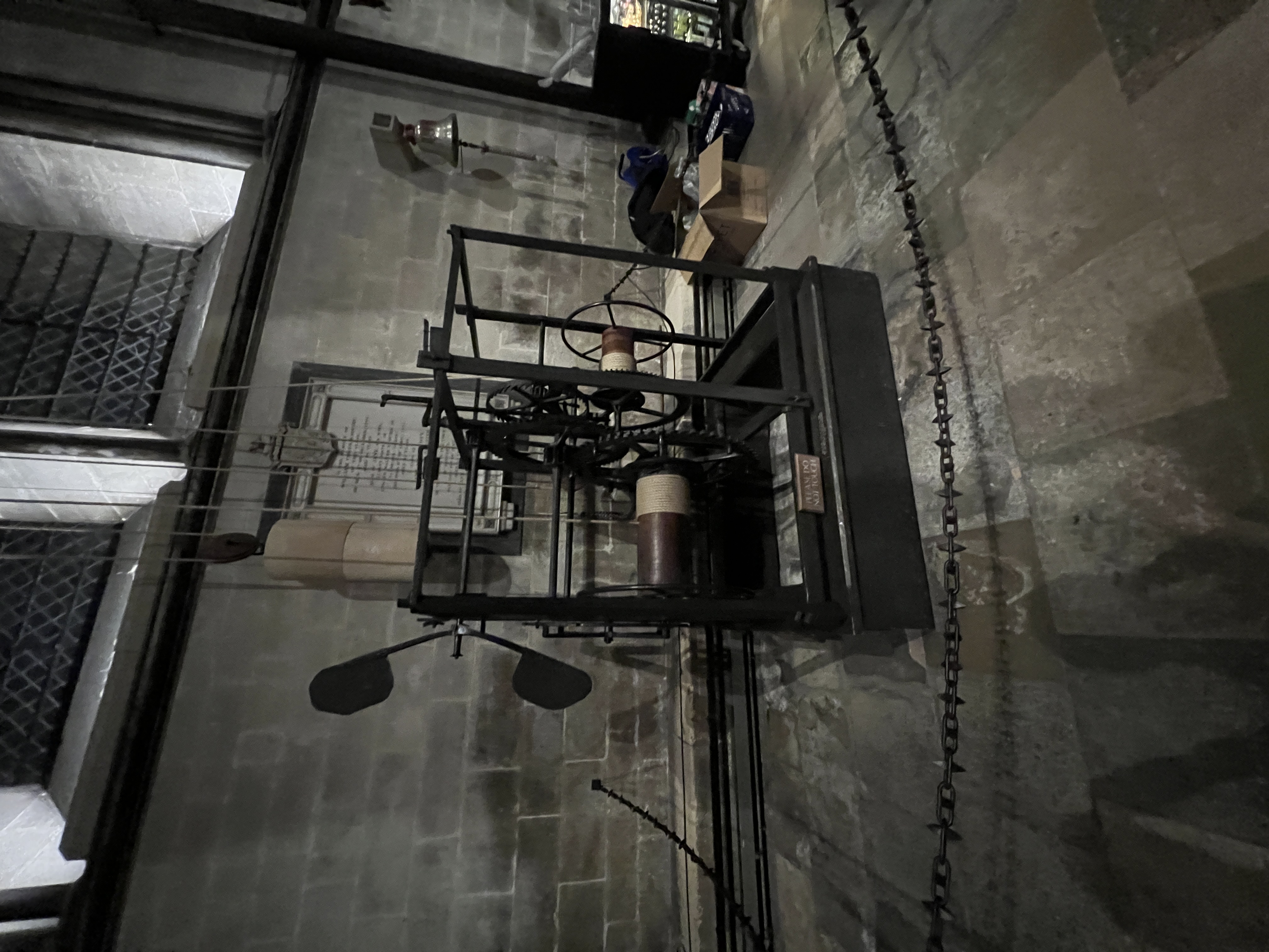 The world's oldest working clock, found in Salisbury Cathedral