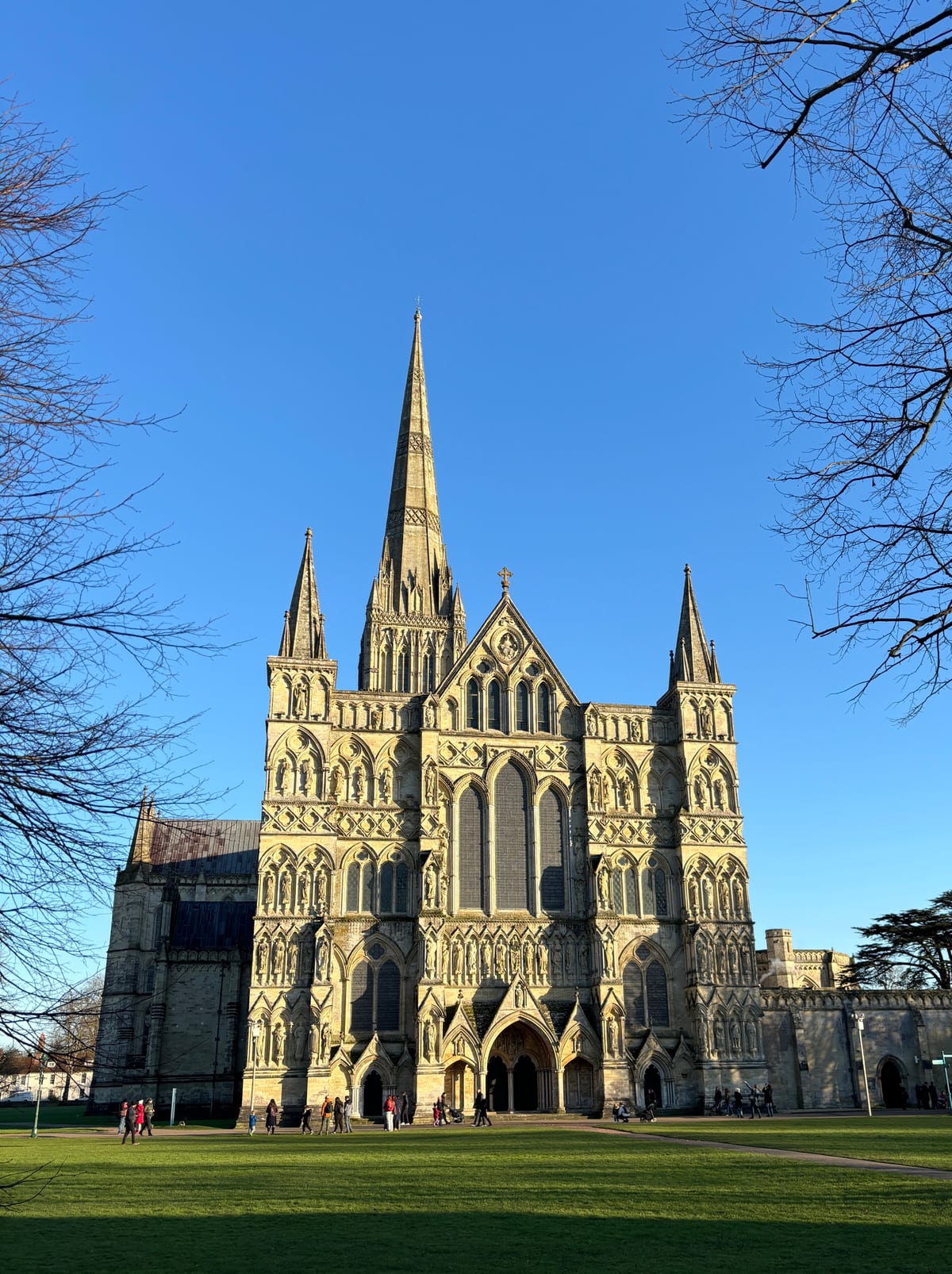 The West Face of Salisbury Cathedral, viewed from the Cathedral Close