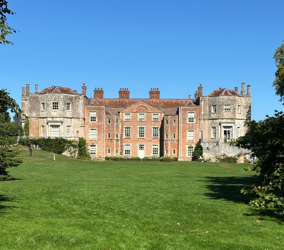 The front of Mottisfont Abbey