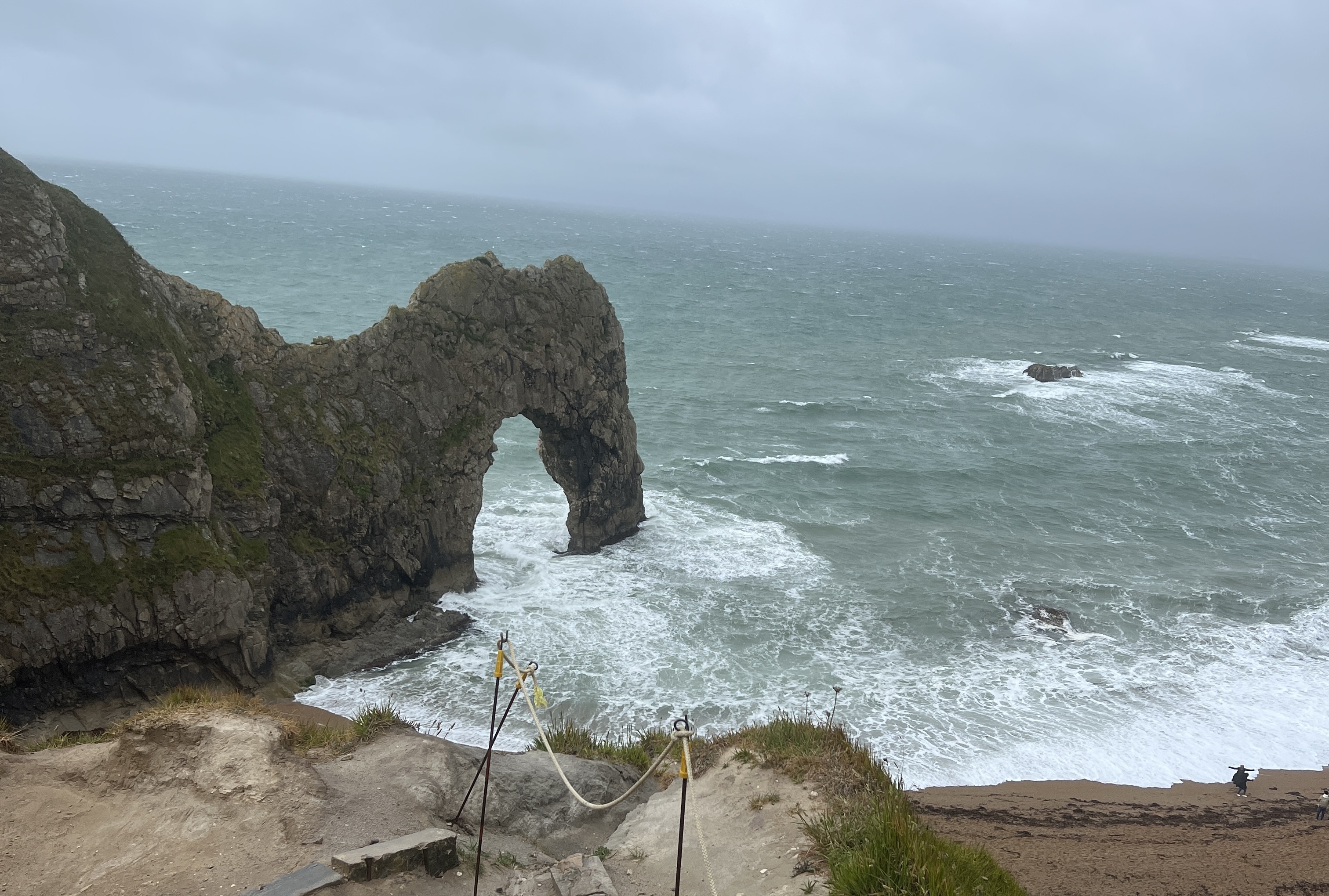 Durdle Door viewed from above
