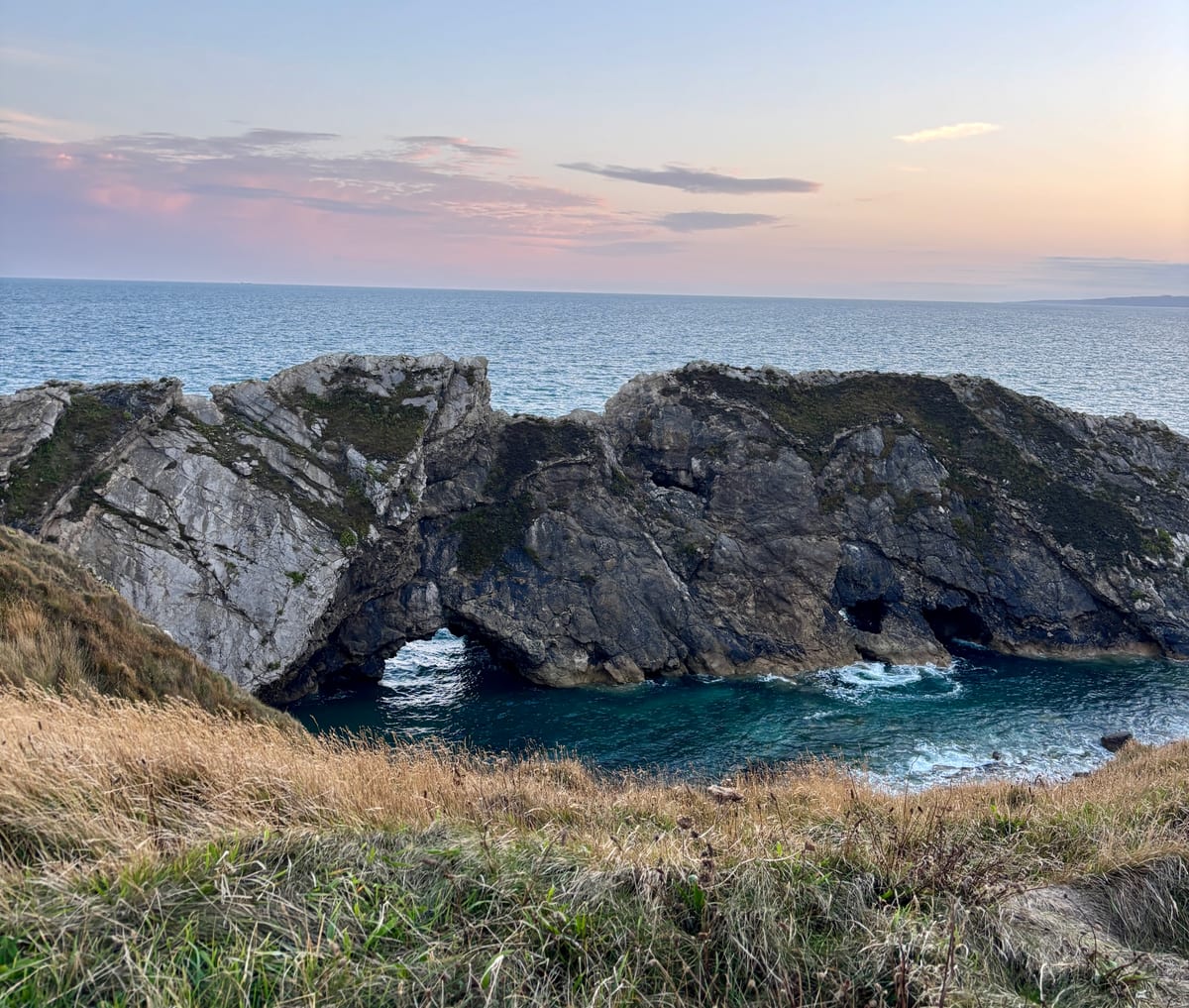 Other small arch formations at the Jurassic Coast