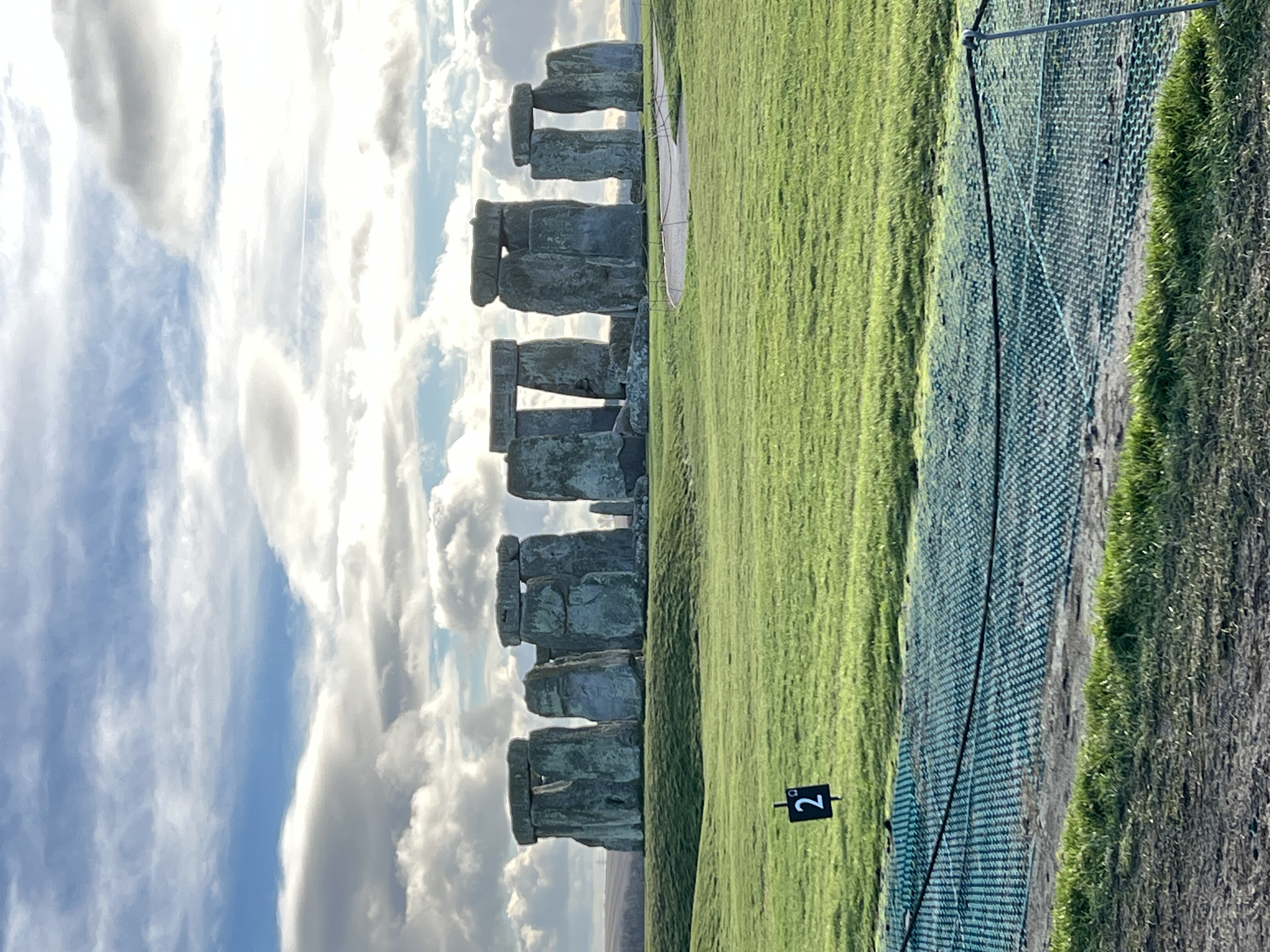 Stonehenge when viewed for free without a ticket